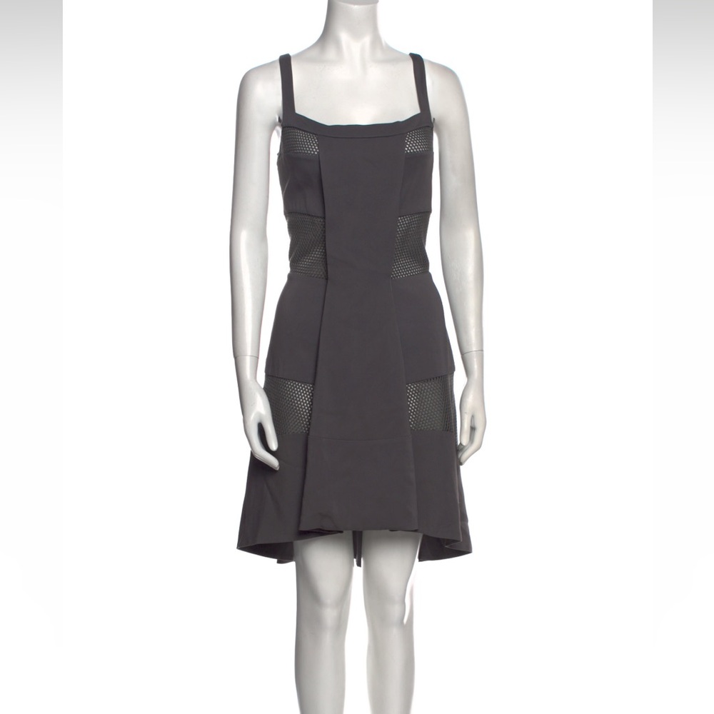 Grey VERSUS Versace A-Line Dress
